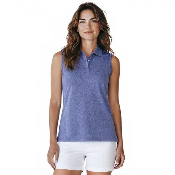 Slazenger Golf Women’s Polo Shirt – Size S – Blue Purple Sleeveless - Picture 1 of 5